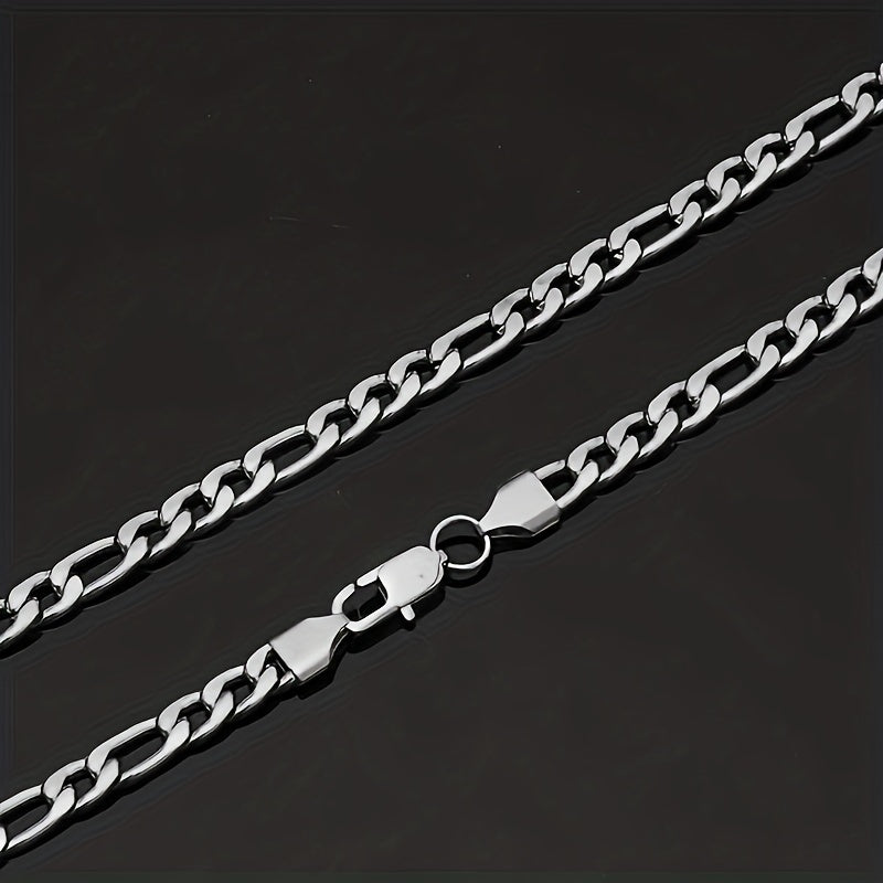 Golden Titanium Steel Chain Necklace Hip Hop Jewelry
