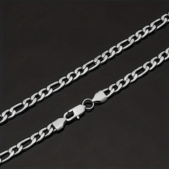 Golden Titanium Steel Chain Necklace Hip Hop Jewelry