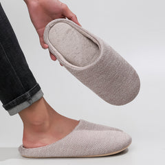 Men's Cozy Indoor Slippers with Plush Lining