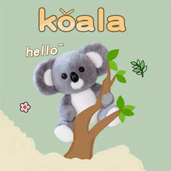 Cute Koala Plush 24 Gray for Holiday Decor in Living Room or Bedroom