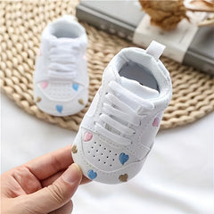 Baby Girls Lightweight Non Slip Sneakers for Indoor Outdoor Walking