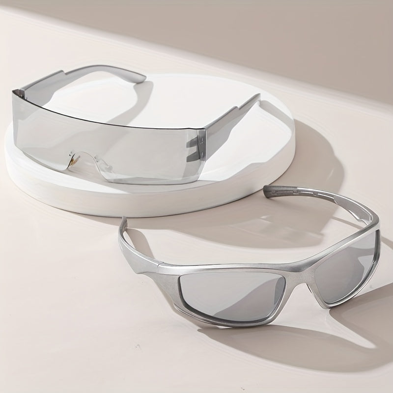 Y2K Cyberpunk Sunglasses Anti Glare Sports Glasses UV400
