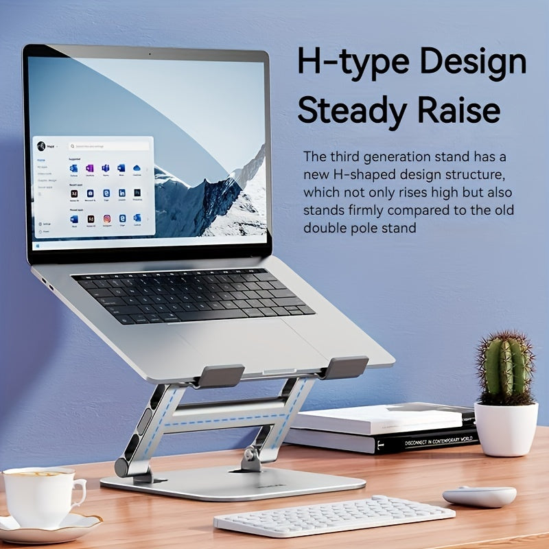 Foldable Laptop Stand Portable Notebook Support Base Holder Adjustable Riser