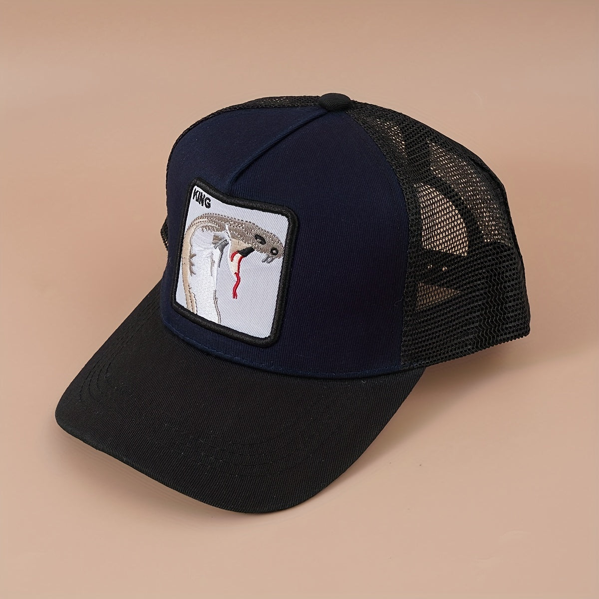 Mesh Breathable Trucker Hat Cartoon Patch Baseball Cap Women