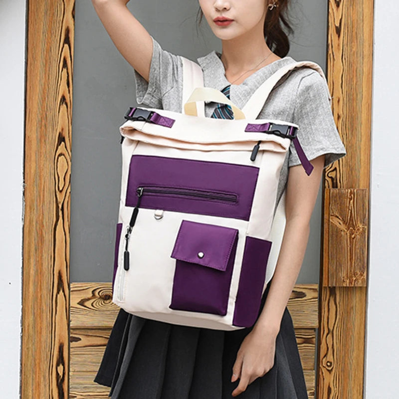 Waterproof Women Backpack Laptop Bag