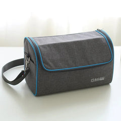Canvas Insulated Lunch Bag Thermal Food Bag Picnic Cooler Thermo Lunch Box
