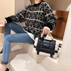 Quilted Women Handbags Shoulder Bag Crossbody Messenger Bag