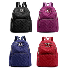 Nylon Waterproof Women Backpack for School Girls Small Back Pack Casual Bag