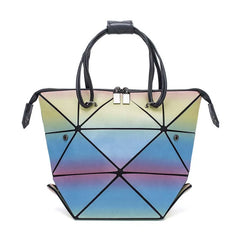 Geometric Foldable Totes Shoulder Bags for Women