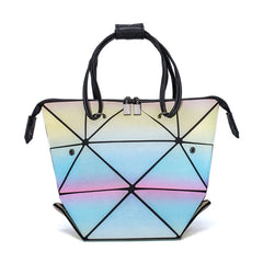 Geometric Foldable Totes Shoulder Bags for Women