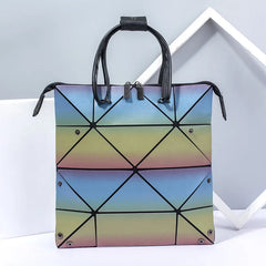Geometric Foldable Totes Shoulder Bags for Women