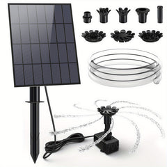 8W Solar Water Fountain Pump for Bird Baths Pools Ponds & Garden Decoration