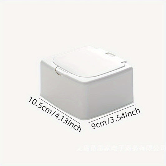 Mini Plastic Storage Box With Lid Dustproof Pop Up Stationery Object Storage