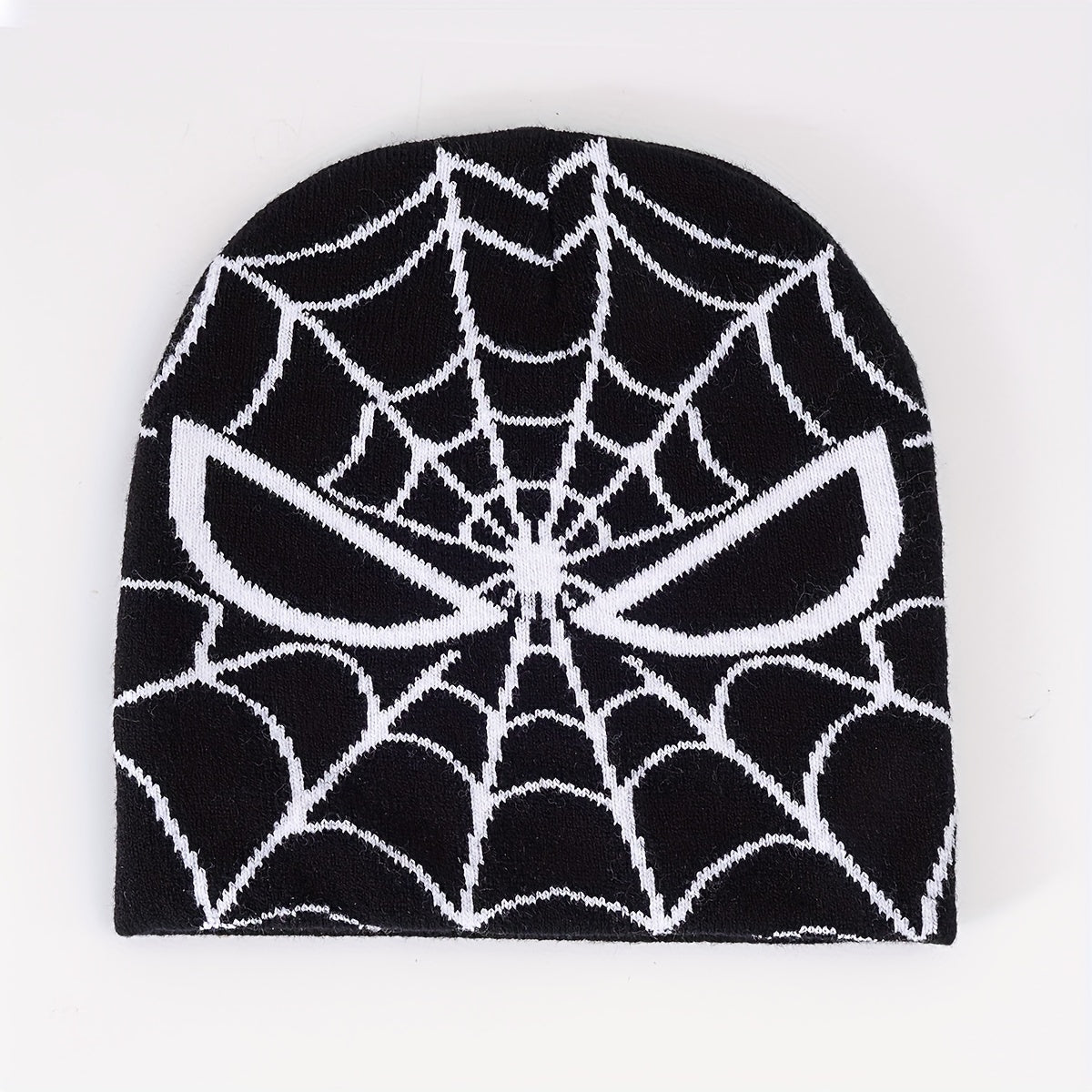 Spider Eye Jacquard Beanie Unisex Hip Hop Knit Hat