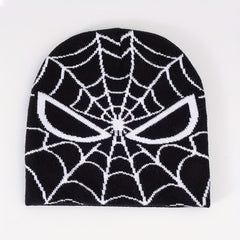 Spider Eye Jacquard Beanie Unisex Hip Hop Knit Hat
