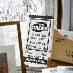 30pcs Vintage Style Bill Paper for Scrapbooking DIY Stationery School Supplies