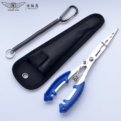 Saltwater Resistant Fishing Pliers with Split Ring Hook Removers