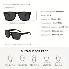 TR90 Men's Polarized Sports Sunglasses for Cycling Running Driving