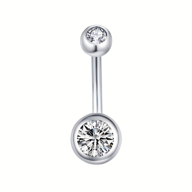 6pcs Surgical Steel 14G Navel Piercing Body Jewelry Men Women