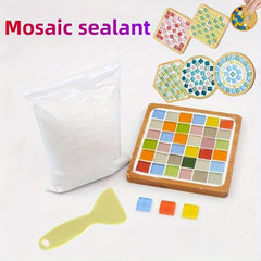 DIY Crafts Mosaic Tile Grout Putty Powder Shovel Kit