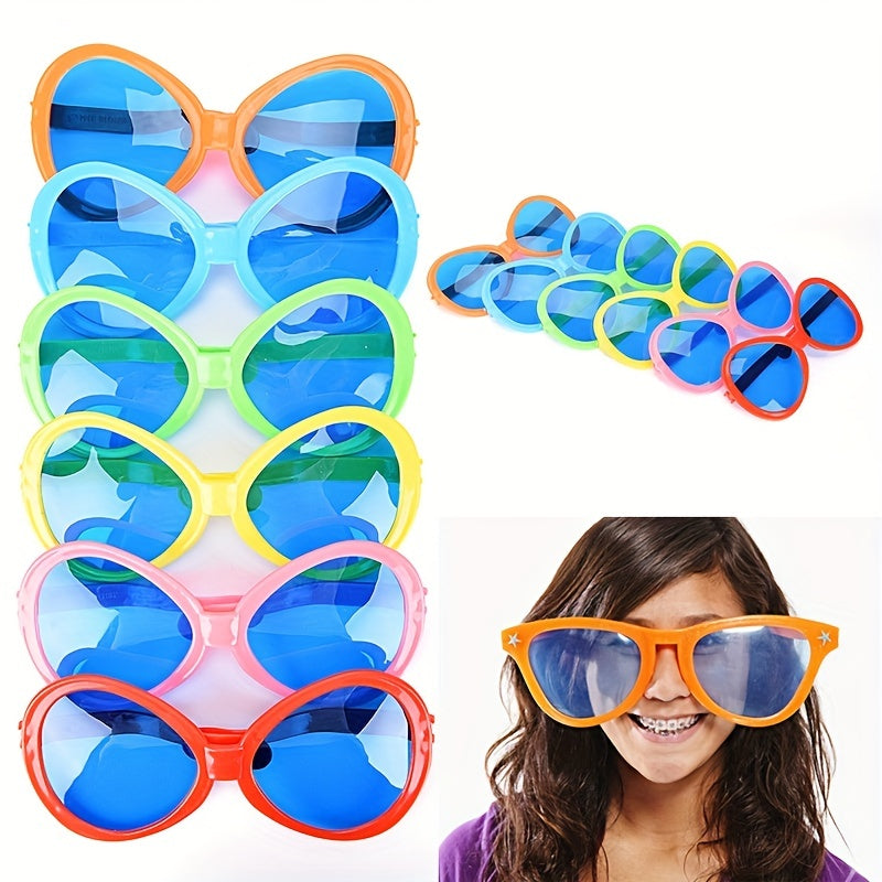 Oval Funny Sunglasses for Adults Kids Decorative Costume Party Accessory