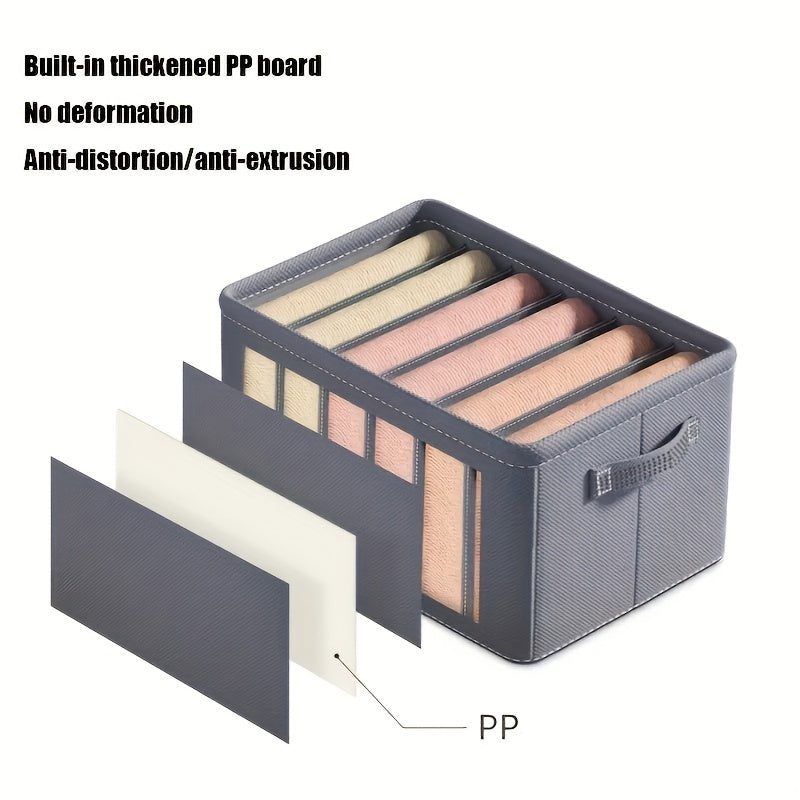 PP Board Divided Storage Box for Home Dormitory