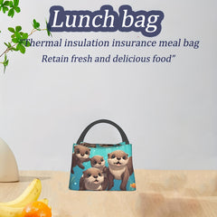 Otter Insulated Lunch Bag Reusable Cooler Tote for Work Picnics
