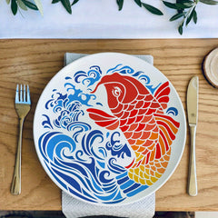 AHANDMAKER PET Hollow Out Stencil 30x30cm Crafting Template