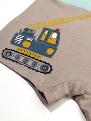5pcs Boys Cartoon Car & Dinosaur Boxer Briefs