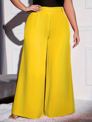  High Waist Wide Leg Pants