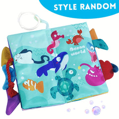 Toddler Sensory Cloth Book Early Learning Educational Toy