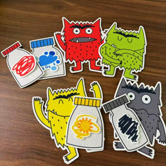 Emotional Monster Felt Board Kit - Fun DIY Educational Toy
