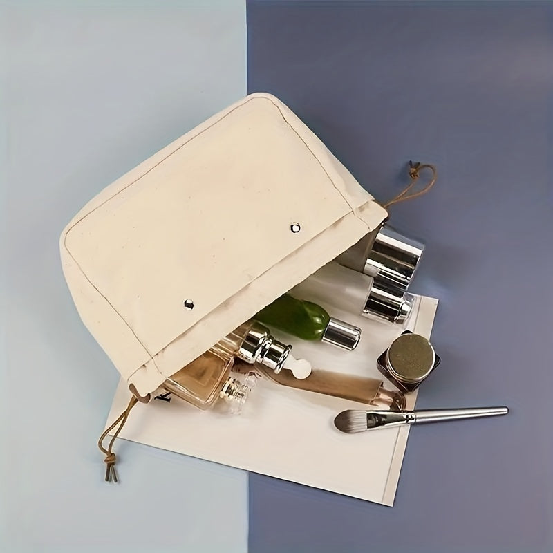 Large Capacity Travel Cosmetic Bag Drawstring Makeup Pouch