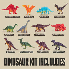 Dinosaur Playset DIY Habitat Kit Encourages Imagination & More