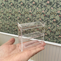 1:12 Scale Dollhouse Layer Rack Shelves for Kitchen or Bathroom