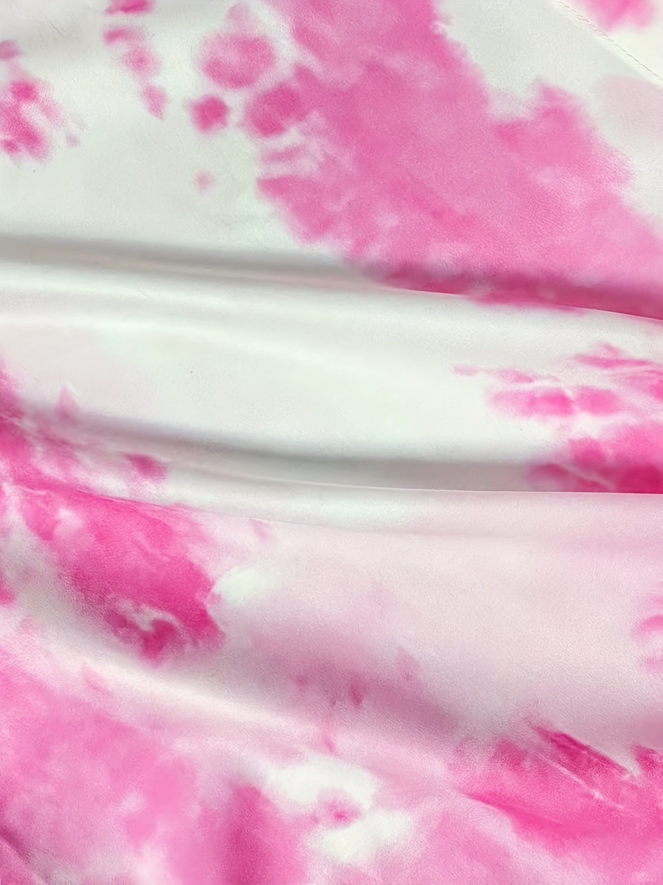  Tie Dye Long Sleeve Button Up Blouse