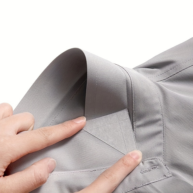 Collar Sticker For Shirt Anti-roll Inner Shaper Adhesive Pads - Pack of 30