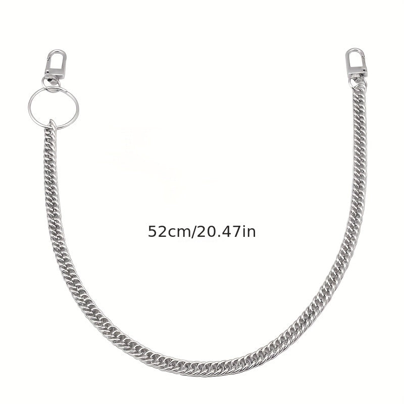 Metal Keychain Hipster Pant Chain Jean Key Wallet Belt Ring Clip M