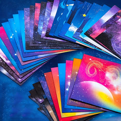 Double Sided Starry Square Origami Paper DIY Art Material