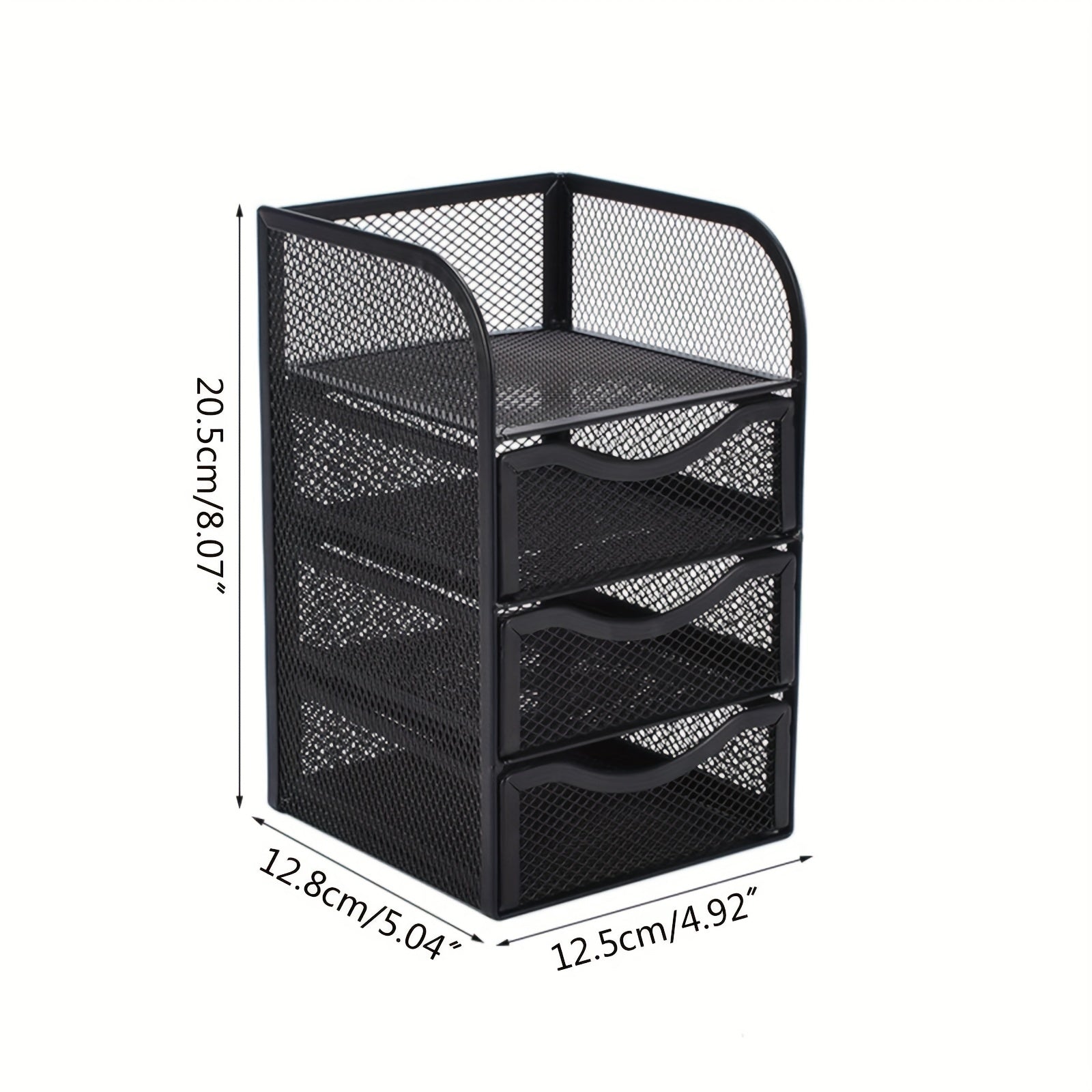 Mesh Desk Organizer Drawer File Letter Tray Office Storage Vanity File