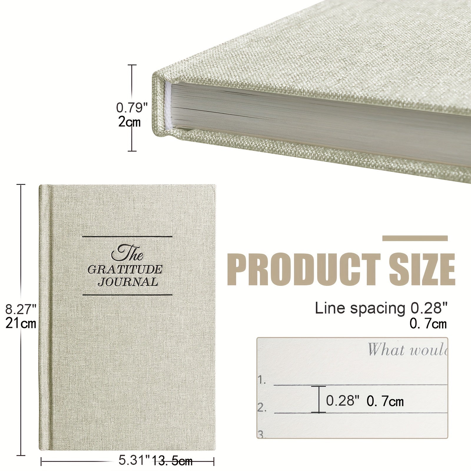 Gratitude Journal Daily Guide Hardcover