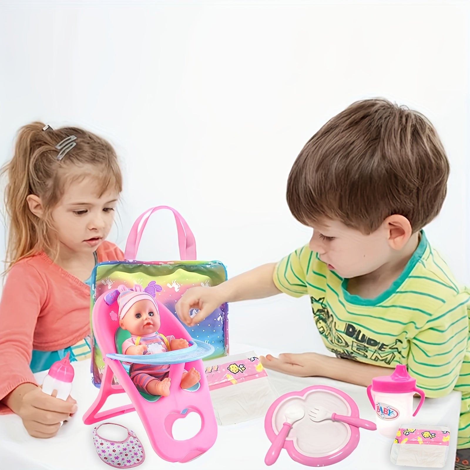 11-Piece Doll Party Game Set for Kids Aged 3+