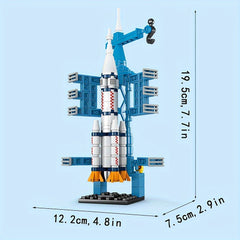 Space Rocket Building Blocks Rocket Model Assembled Building Block Toys