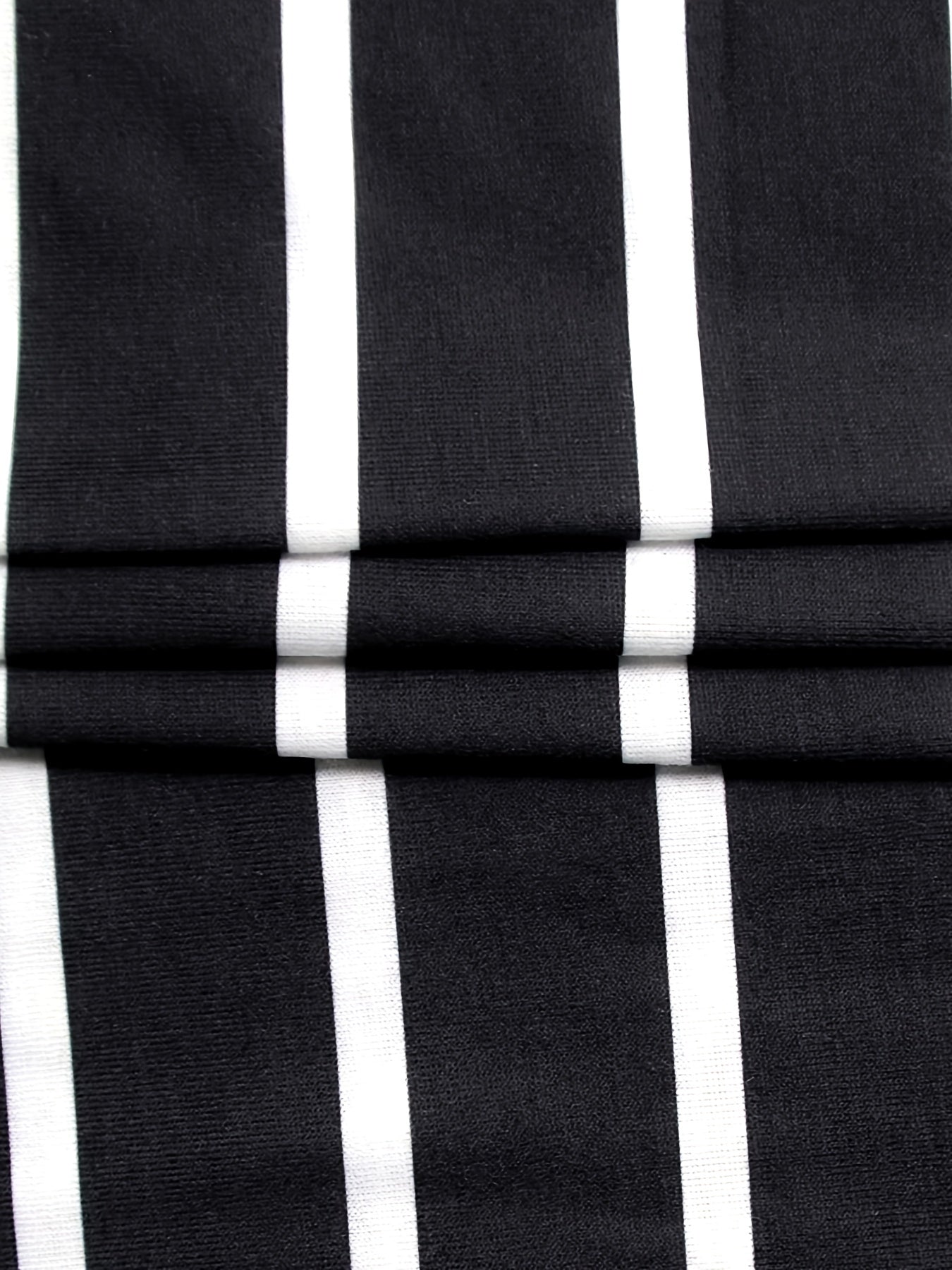  Stripe Print Short Sleeve Maxi Dress