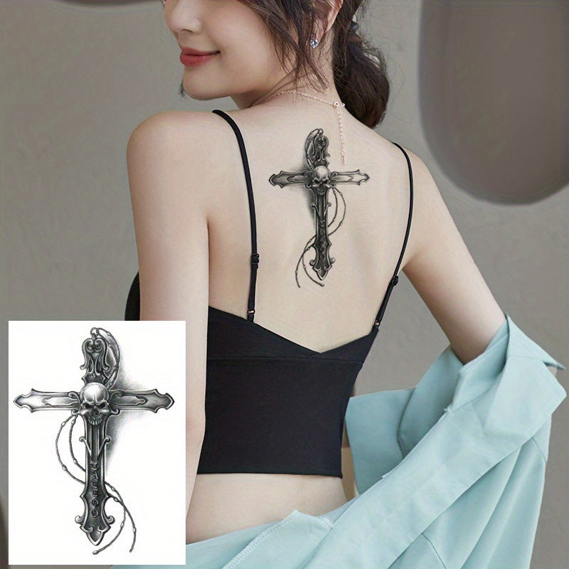 Flower Snake Lion Wolf Tattoo Sticker