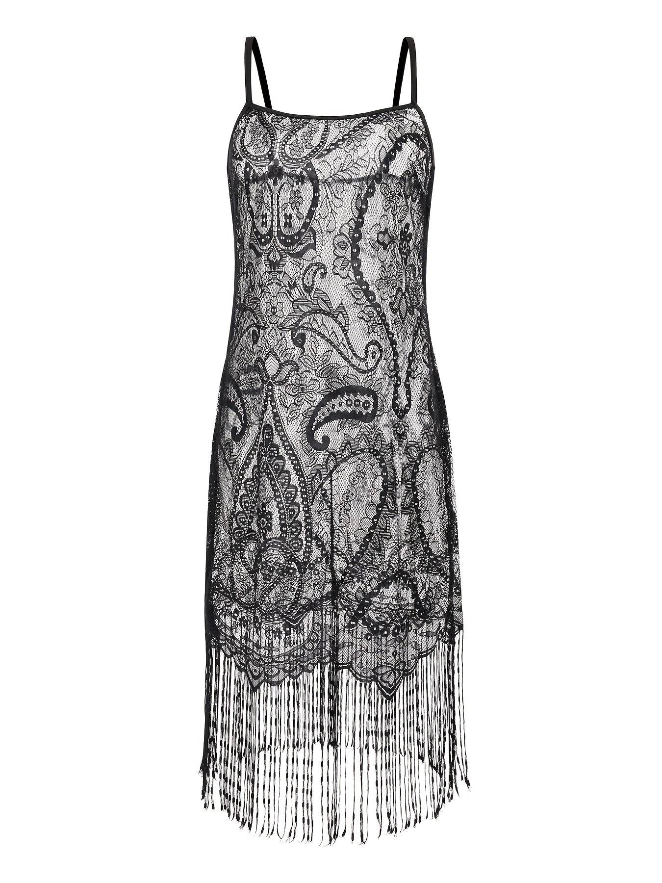  Lace Trim Boho Nightdress