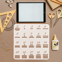 1pc PET Hollow Out Stencils for Scrapbook 30x30cm Kit