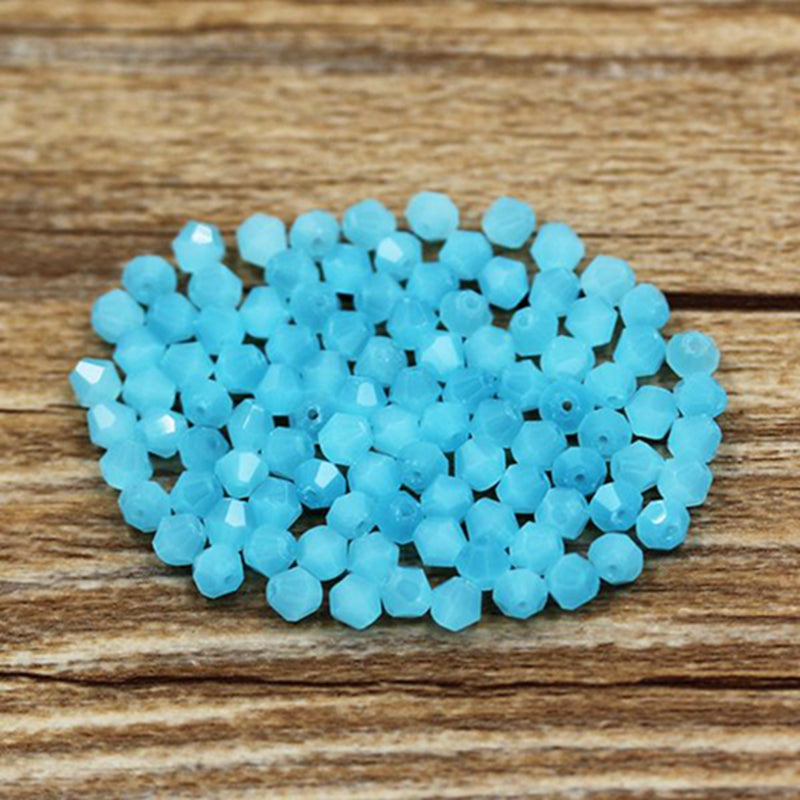 300 90pcs 4mm Bicone Crystal Beads DIY Jewelry Making