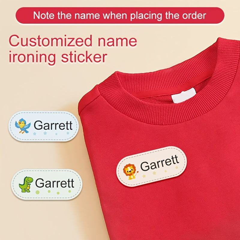 Ironing Labels Personalized School Daycare Sport Club Washable Customized Name