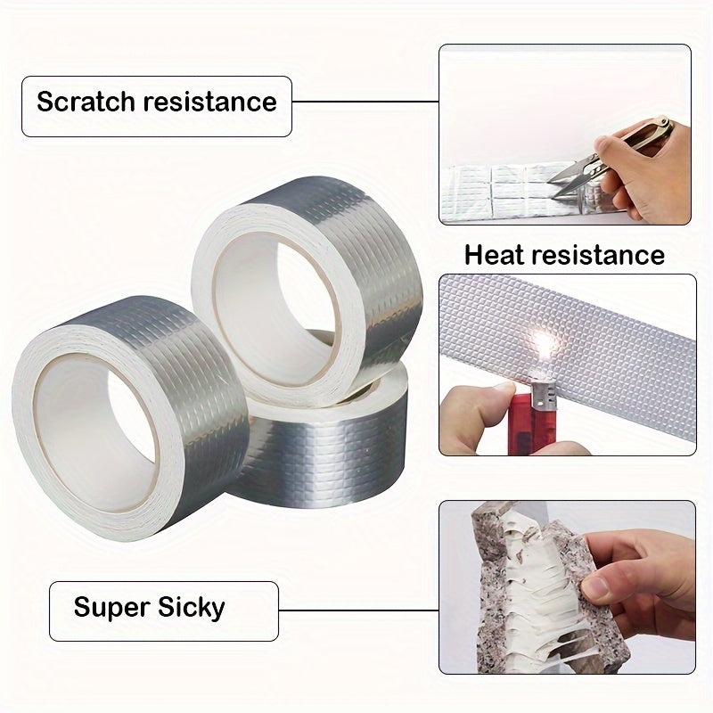 Fabric Duct Tape Waterproof High Viscosity Silvery Gray DIY Home Decor